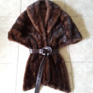 Mink Fur Cape
